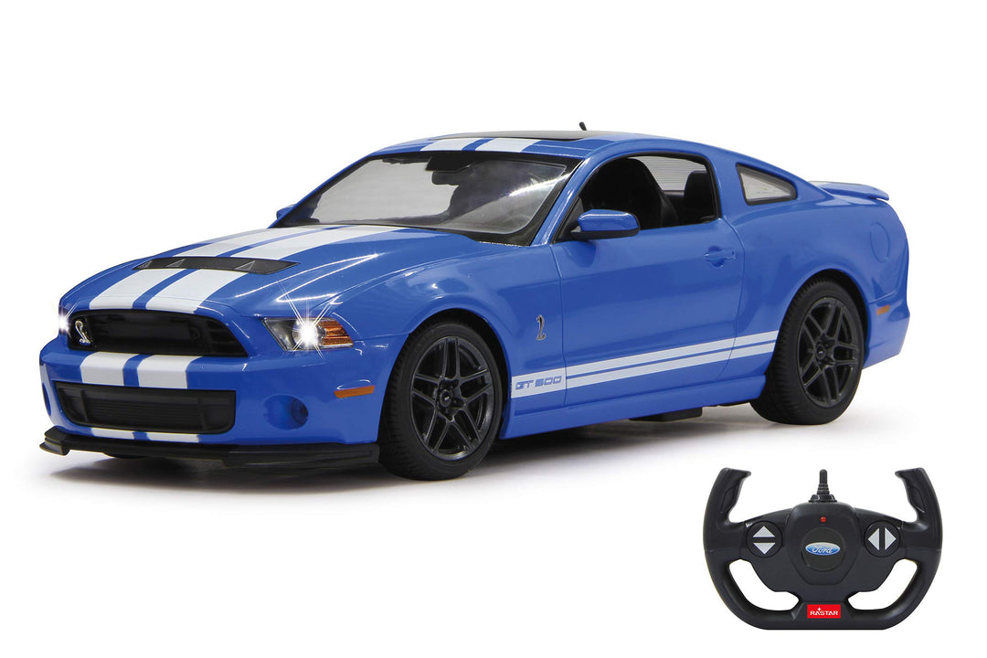 JAMARA 404540 - Shelby GT500 1:14 2,4GHz - offiziell lizenziert, bis 1 Std. Fahrzeit bei 11 Km/h, LE