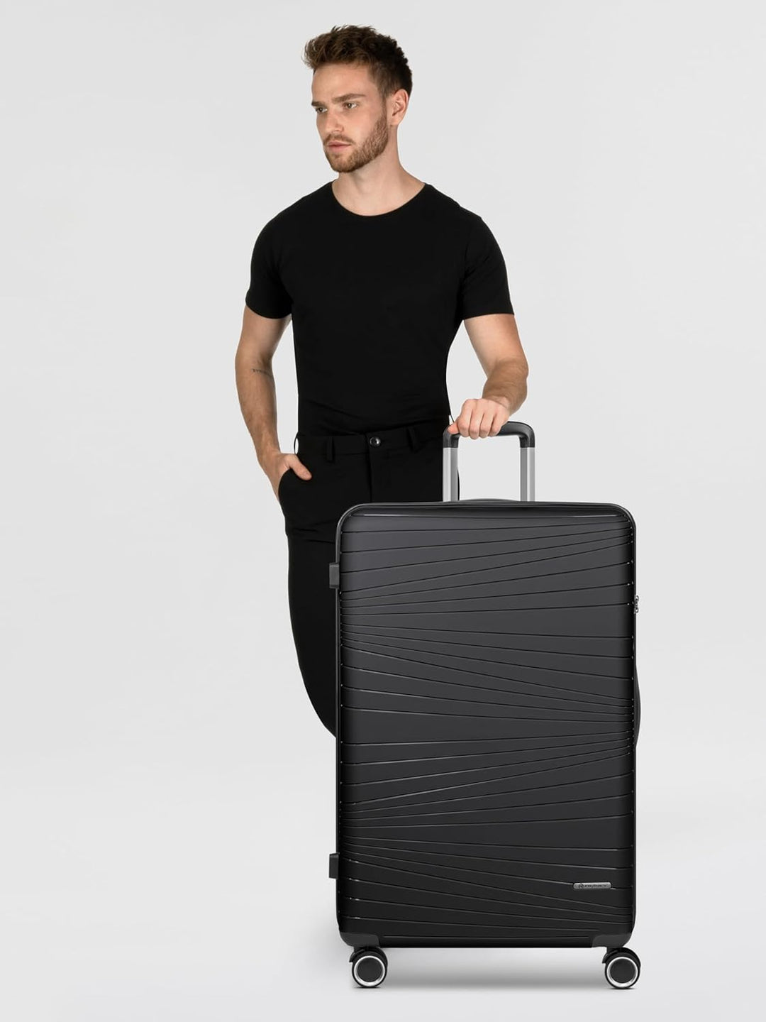 Franky Dallas 3.0 Hartschalen-Koffer gross | Trolley ausgestattet mit 4 Rollen, einem TSA-Schloss un