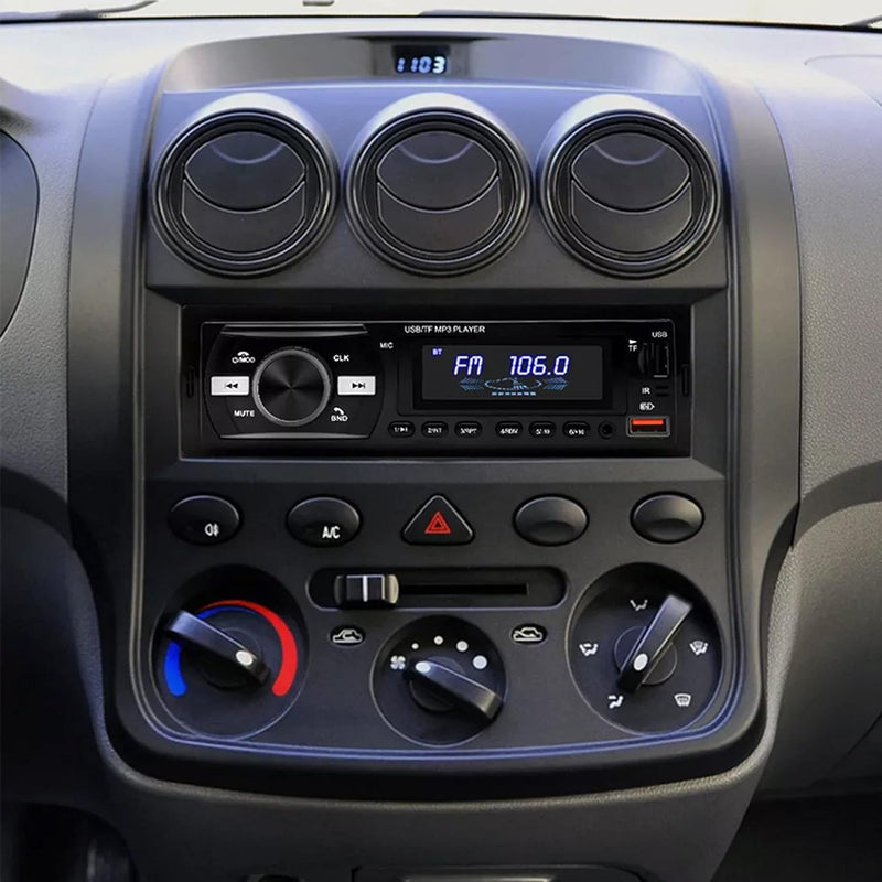 Retoo Autoradio mit Bluetooth Freisprecheinrichtung und Fernbedienung, 1 DIN MP3 Player mit 2 USB fü