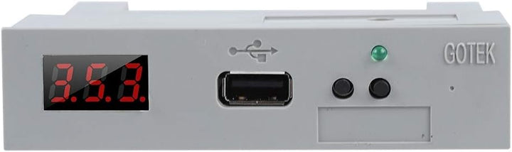 Goshyda USB-Emulator SFR1M44-U100 3,5 Zoll 1,44 MB USB-SSD-Diskettenlaufwerk-Emulator Plug & Play, i