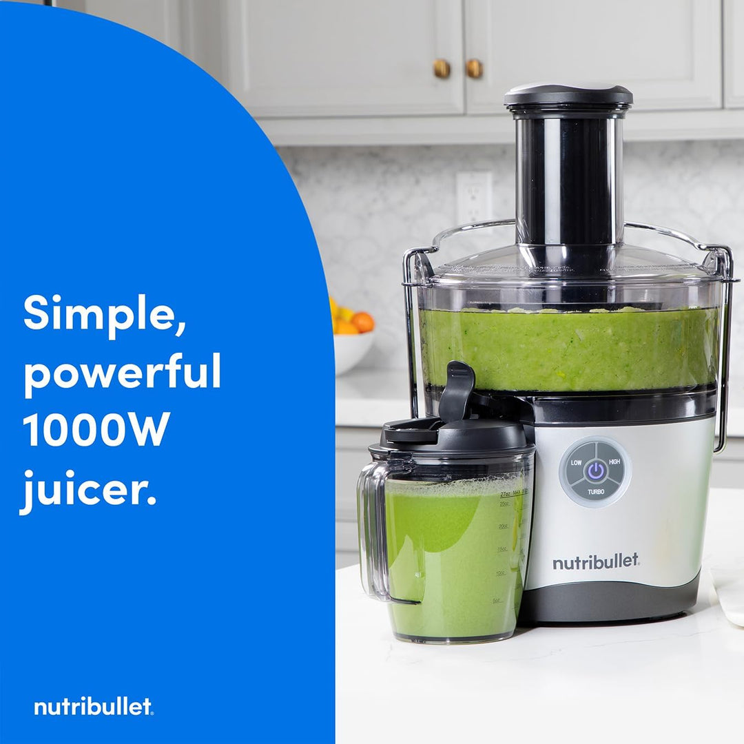 Nutribullet Juicer Pro Compact 2 Liter Zellstoffbecken 1000 W schwarz