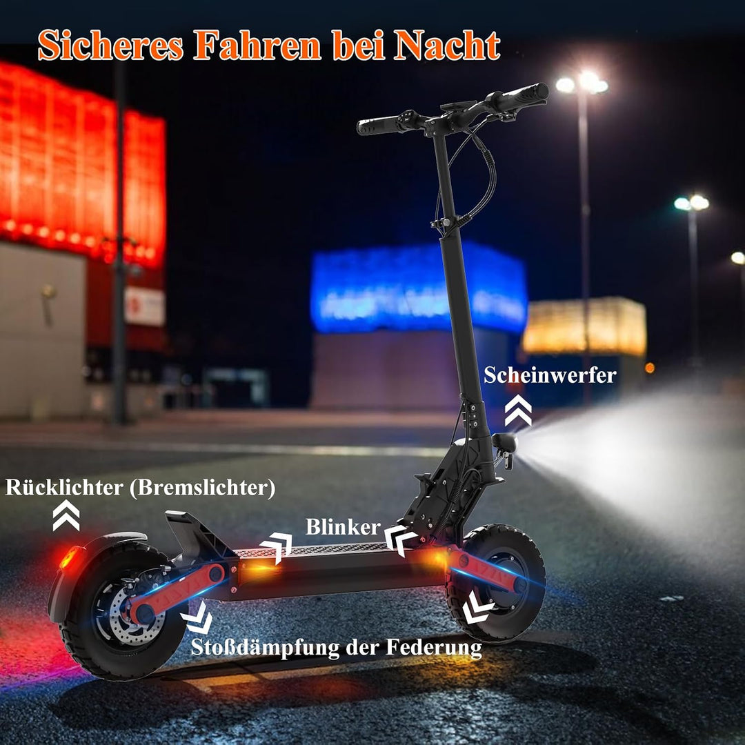 JOYOR Elektroroller S-Serie, Escooter 48/60V 13/18/26Ah Reichweite 40-90Km, Mechanisches/Hydraulisch