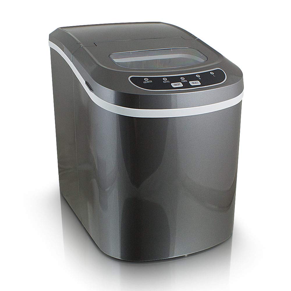 Eiswürfelmaschine Eiswürfelbereiter Eiswürfel Ice Maker EIS Maschine Icemaker, Dunkelgrau