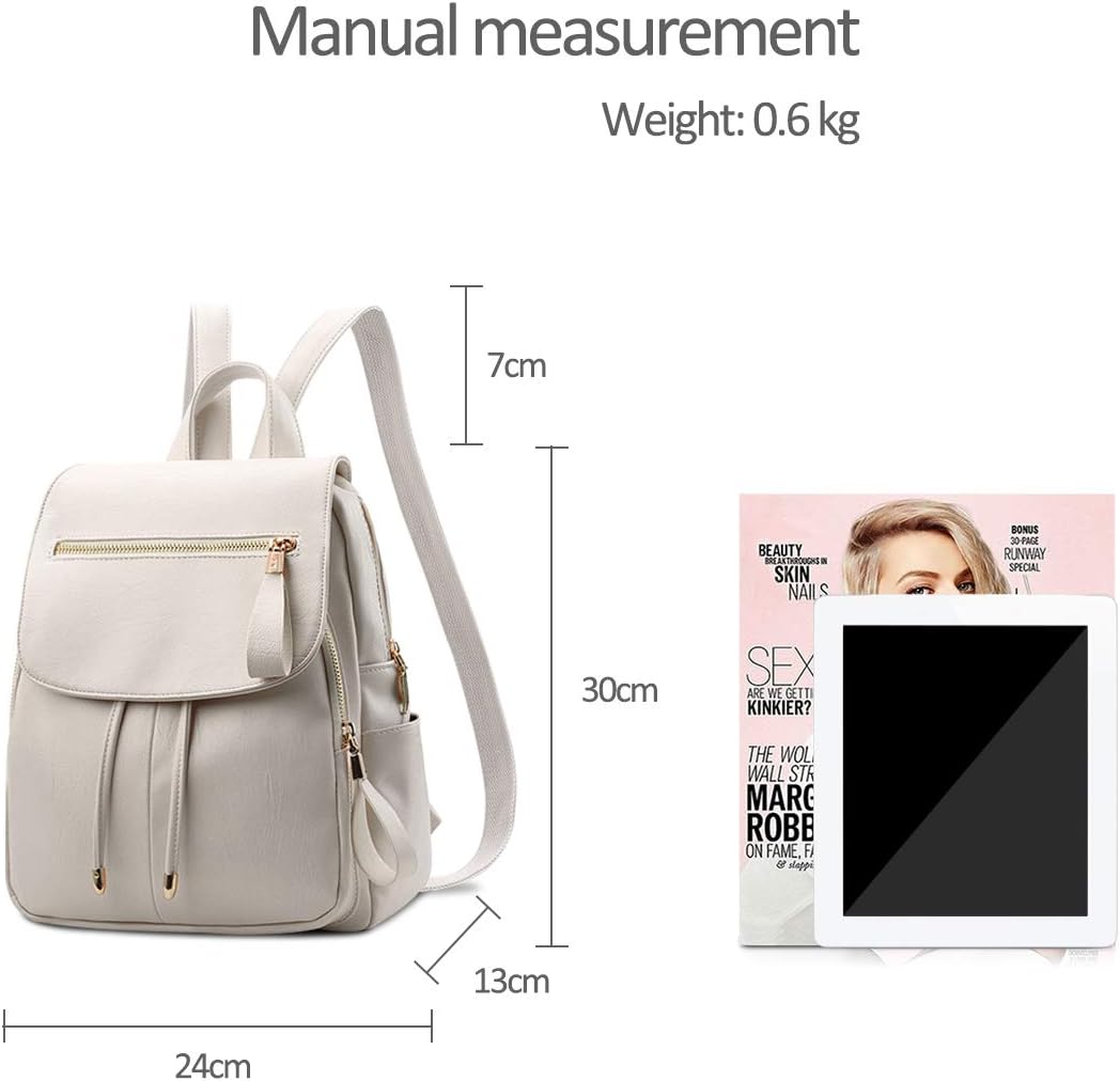 NICOLE&DORIS Mode Frauen Rucksack Mini Rucksack Leder Damen Rucksack Umhängetasche Geldbörsen Mädche