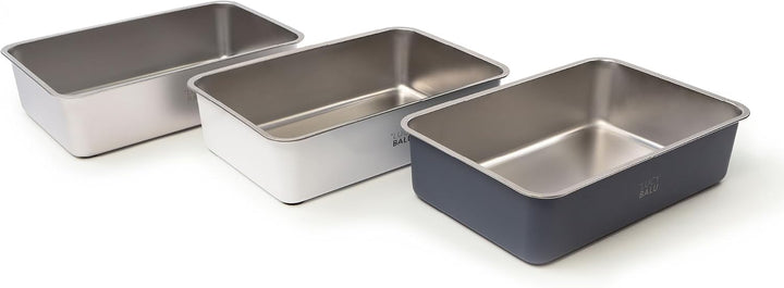 LucyBalu® STEELOO Edelstahl Katzenklo geruchsfrei | XXL-Katzentoilette aus Edelstahl | offenes Katze