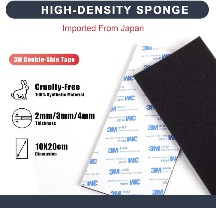 eTone Light Leak Proof Sponge High Density Foam Film Camera Replacement Light Seal Foam with Tongs f