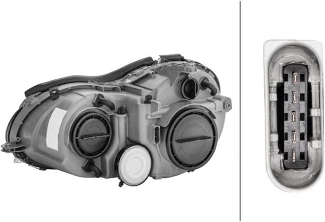 HELLA 1DB 007 988-201 Halogen-Hauptscheinwerfer - rechts - für u.a. Mercedes-Benz Clk (C209), Rechts
