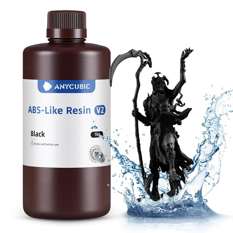 Wasser Waschbares ABS-Like Resin V2, ANYCUBIC 3D Drucker Resin Geruchsarm, Hohe Härte und Haltbarkei