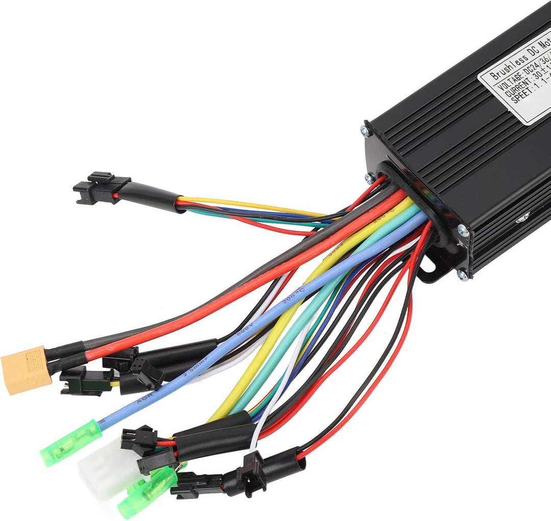 BuyWeek Elektrofahrrad Brushless Motor Controller Kit, 36V 48V 750W 1000W 30A 3 Modus Sinuswelle Con