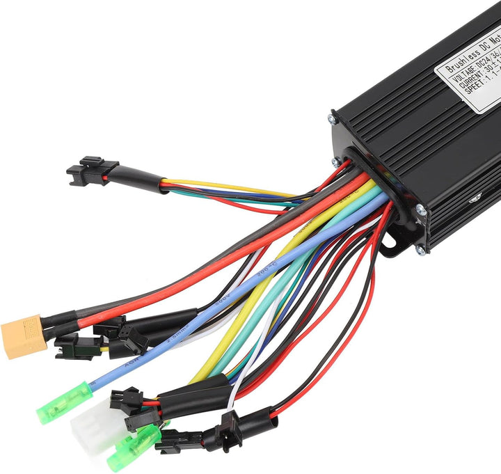 BuyWeek Elektrofahrrad Brushless Motor Controller Kit, 36V 48V 750W 1000W 30A 3 Modus Sinuswelle Con