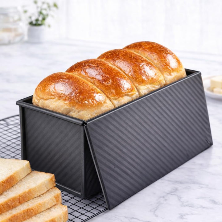 Generisch Brotbackform mit Deckel, Antihaftbeschichtet, Kohlenstoffstahl Toastbrotform, Kastenform m