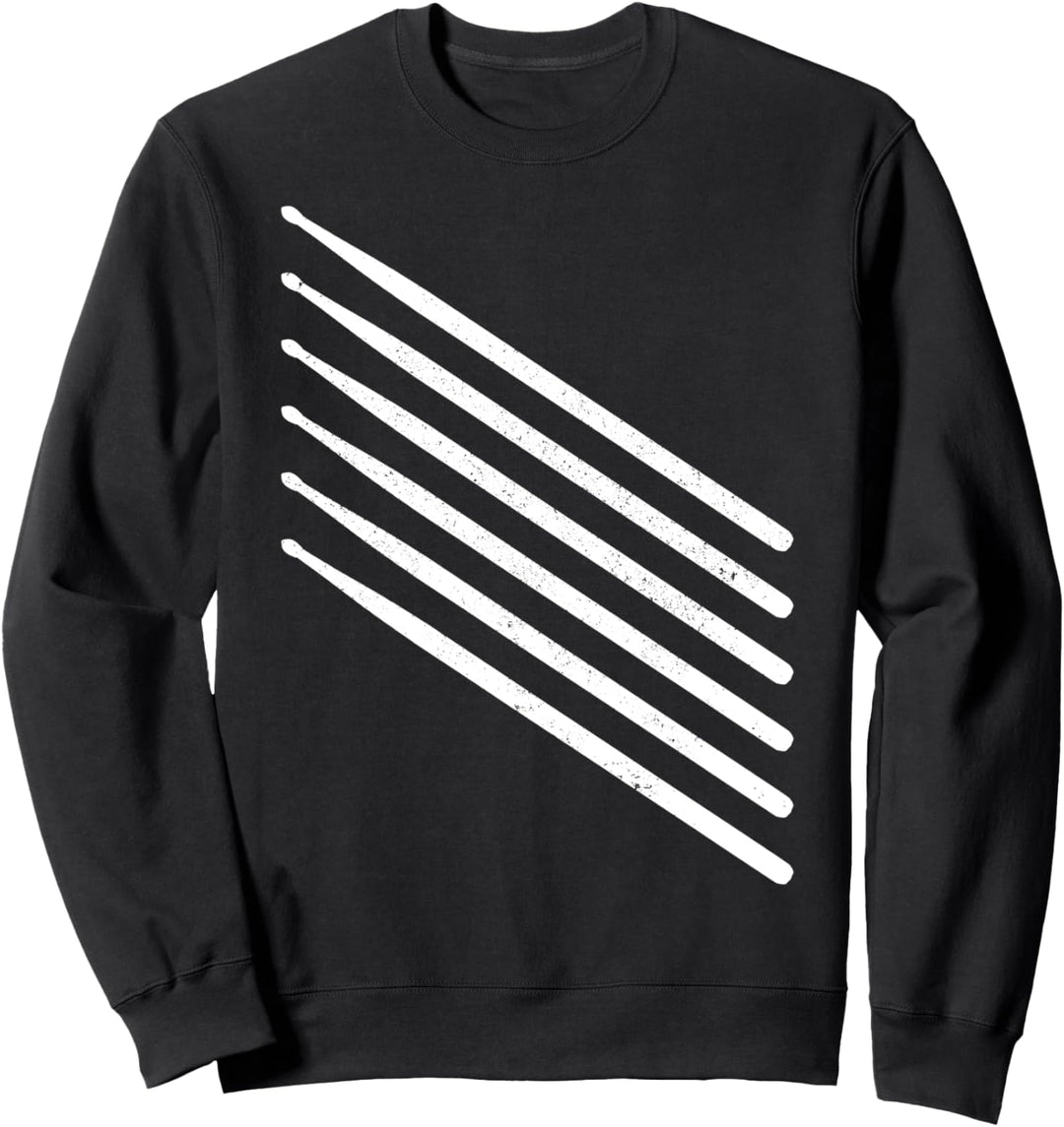 Drummer Schlagzeug Vintage Schlagzeuger Geschenk Sweatshirt