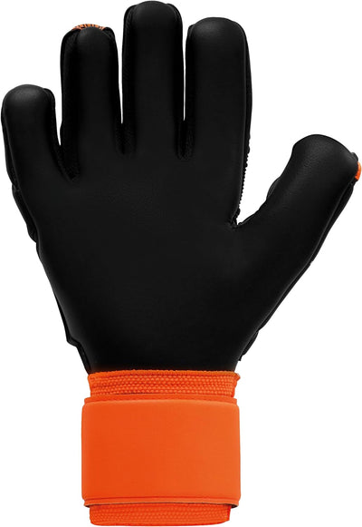 uhlsport Unisex Jugend Super Resist+ Hn Fussball Torwarthandschuhe 3.5 fluo orange/schwarz/weiss, 3.