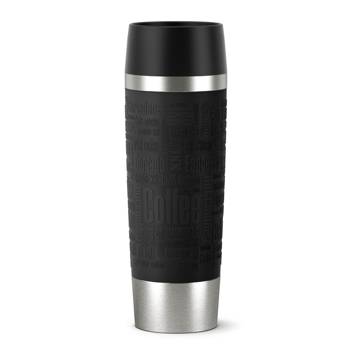 Emsa 515615 Travel Mug Classic Grande | Thermobecher | Isolierbecher | 500ml | hält 6h heiss, 12h ka
