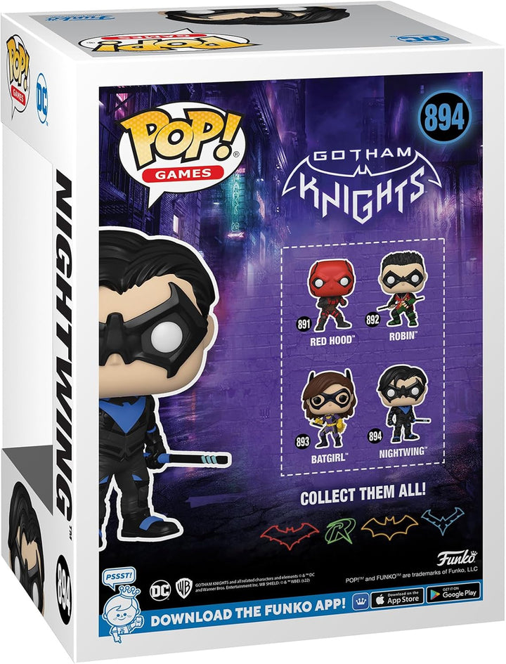 Funko Pop! Games: Gotham Knights - Nightwing - Batman - Vinyl-Sammelfigur - Geschenkidee - Offiziell