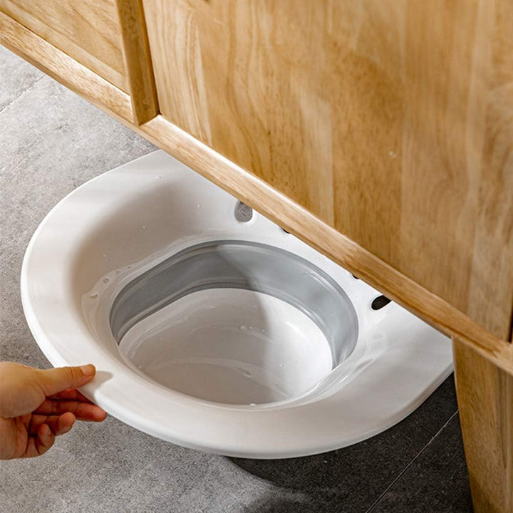 Yumira Faltbares Bidet Bidetbecken, Sitzbecken Hüftspülung Badewanne Schwangere Sitzwanne Einsatz Bi