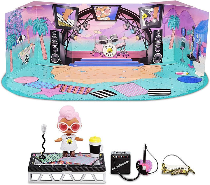 L.O.L. Surprise! 564935E7C Furniture - Puppenmöbel und Sammelfigur mit Zubehör Music Festival mit Gr