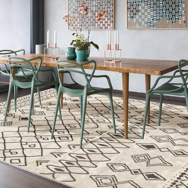 Carvapet Läufer Teppich 150x210cm rutschfest Lang Küchenteppich Waschbar Teppichläufer Weiche Mikrof