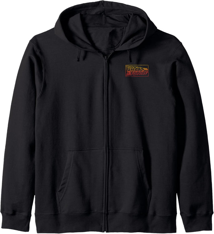 Back To The Future Gradient Line Art Kapuzenjacke