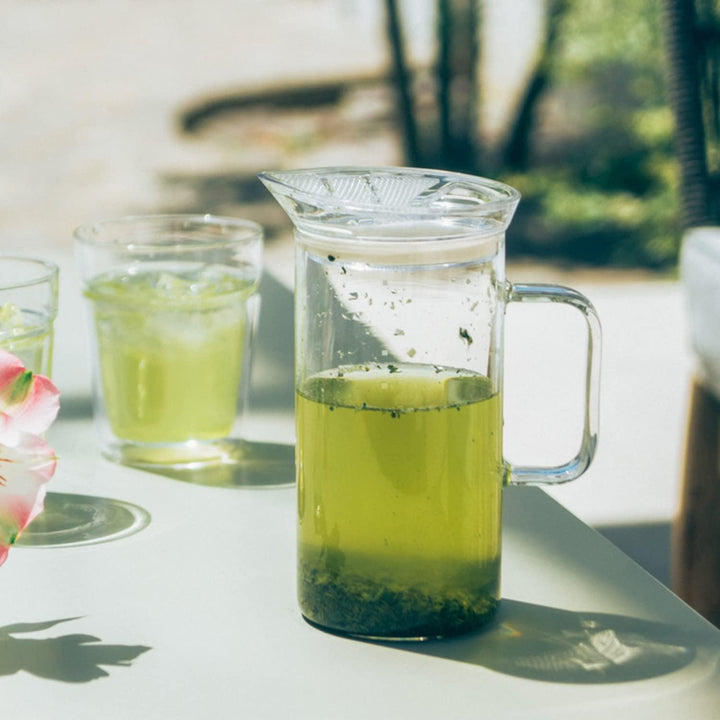 Hario Simply Hario Teekocher aus Glas, 400 ml Glass Tea Maker 400ml, Glass Tea Maker 400ml