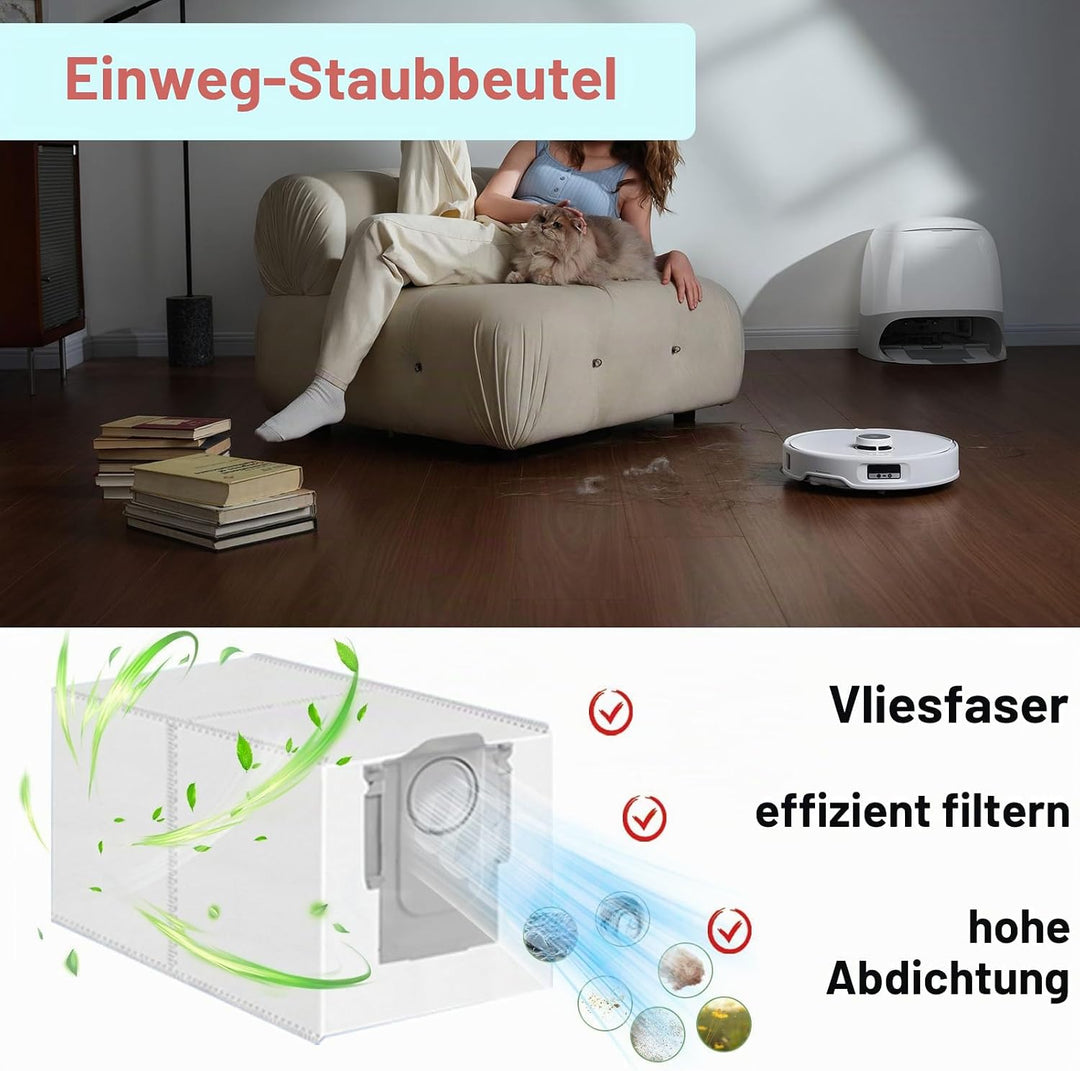 Zubehörset für Roborock Qrevo Curve/Qrevo Edge/Qrevo Curv S5X/ Qrevo Edge S5A/ P20 Pro, Ersatzteile