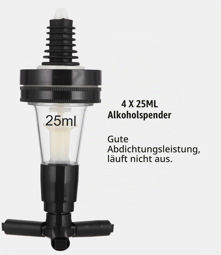 Soulpala Bar Butler Bar Flaschenhalter und Dosierer Bar Butler Wand Flaschenhalter für 4 Flaschen Ba