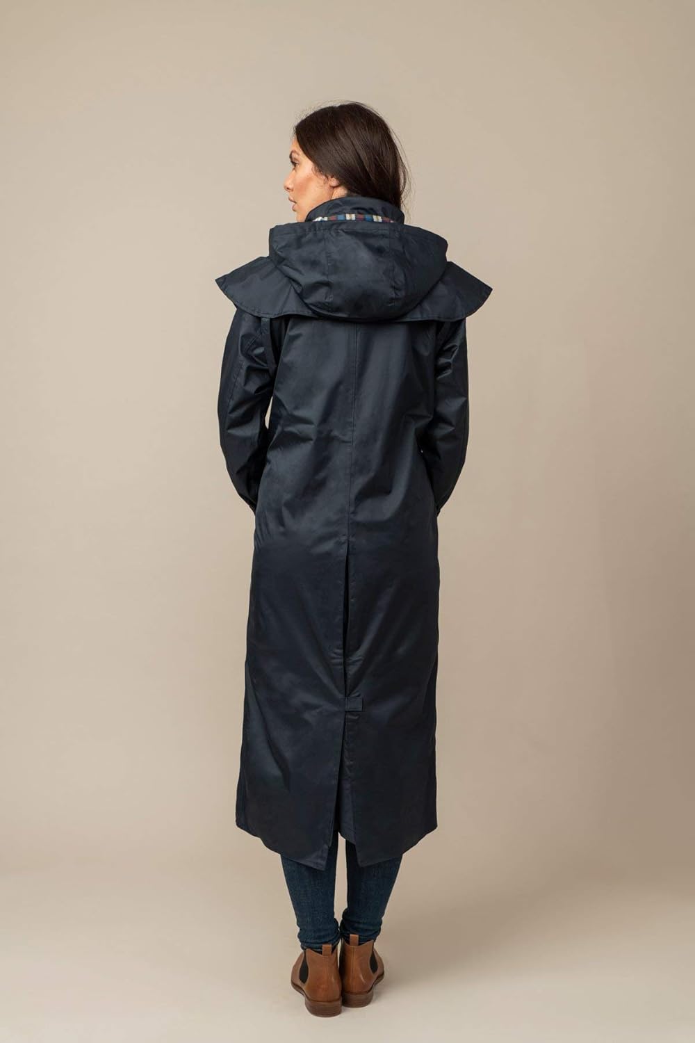 Lighthouse Outback - Damen Regenmantel - lang - wasserdicht, 38 Nachtschatten