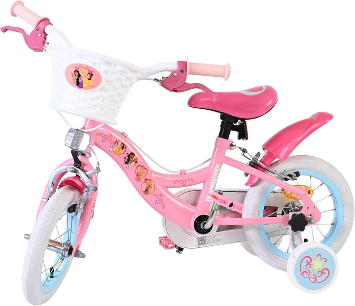Volare Kinderfahrrad | 3–5 Jahre | Doppelte Handbremse, abnehmbare Stützräder, Pedalreflektoren & Tr