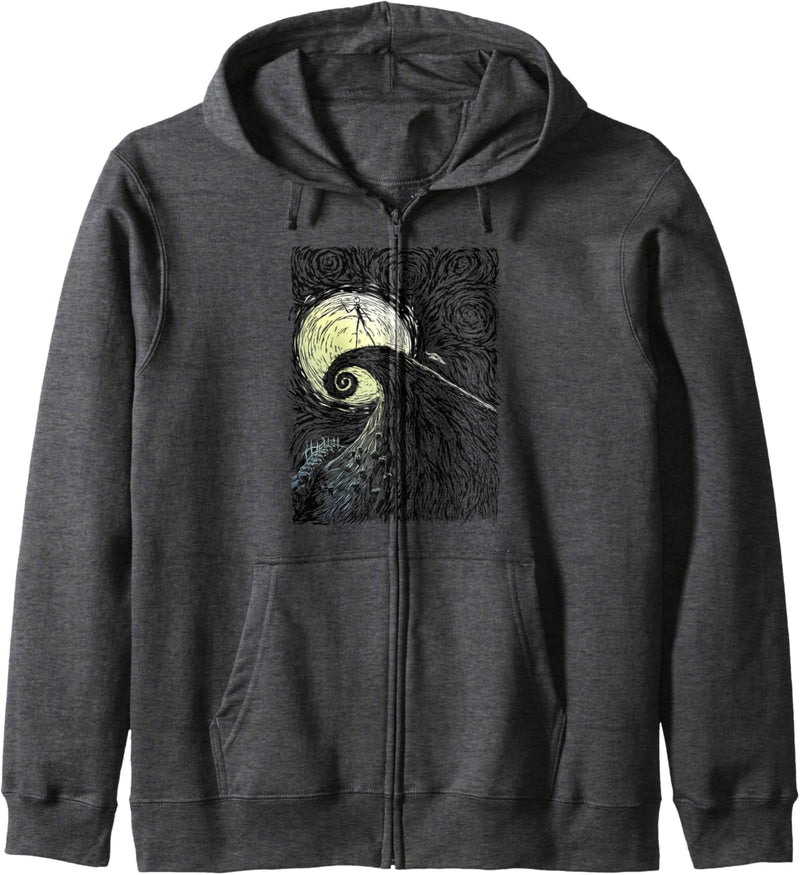 Disney The Nightmare Before Christmas Spiral Hill Portrait Kapuzenjacke