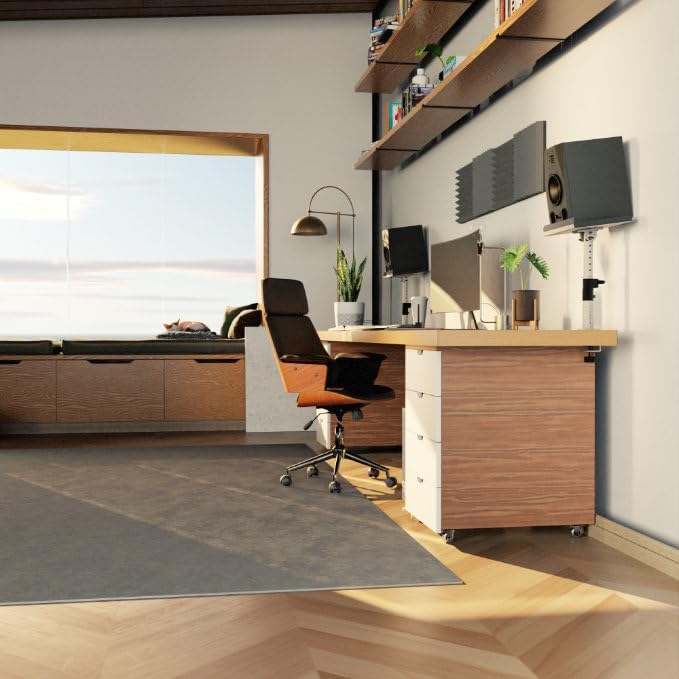 Sprenger Audio Lautsprecher Ständer mit Tisch Halterung Set inkl. Schaumstoff Absorber - Neigbar +/-