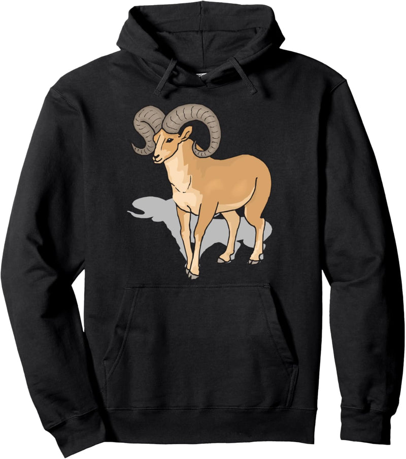 Widder-Tier Pullover Hoodie