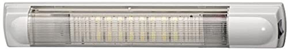 HELLA - Innenraumleuchte - LED - 12/24V - 4.8W - LED - 4000K - Anbau - Lichtscheibenfarbe: glasklar