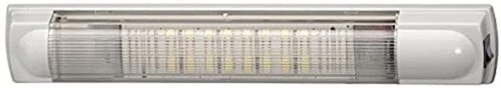 HELLA - Innenraumleuchte - LED - 12/24V - 4.8W - LED - 4000K - Anbau - Lichtscheibenfarbe: glasklar