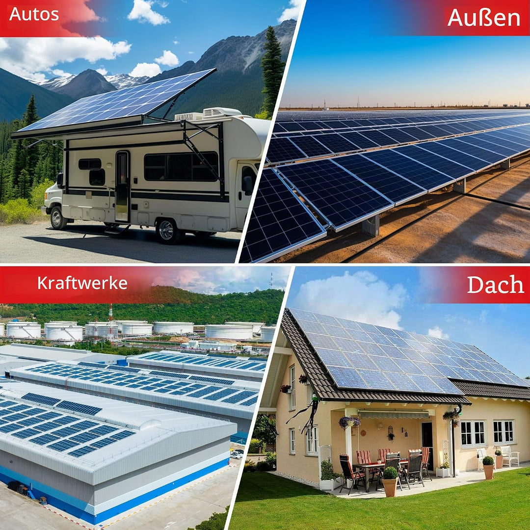 Solar Crimpzange Set für 2.5/4/6mm² Solarpanel PV Kabel, 10 Paar Kabelstecker, 10 Paar Männlich/Weib
