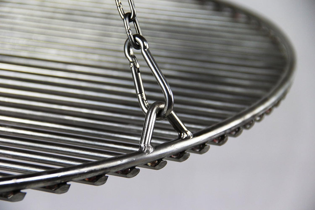 Edelstahl Kettensatz für Grillrost, Kette Schwenkgrill, Kettenkit, Grillkette, V4A Profi-Qualität !