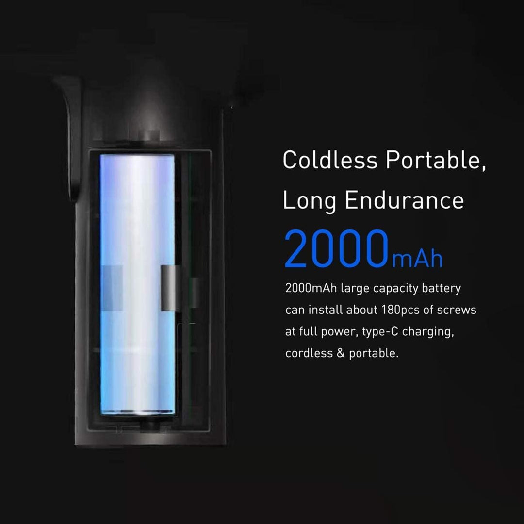 Original Xiaomi Mijia Schraubendreher Set Akkuschrauber Patent Akku 2000mAh Akku 5N.M Drehmoment 12P
