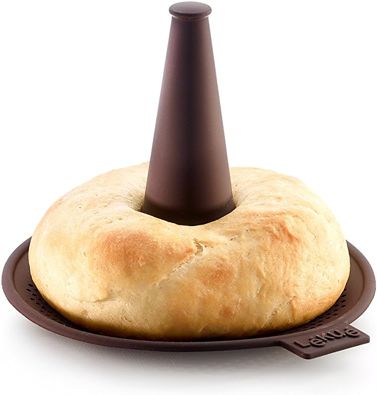 Lékué Bagels, Silikon, braun; 10,3 cm; 6 Stück, Braun