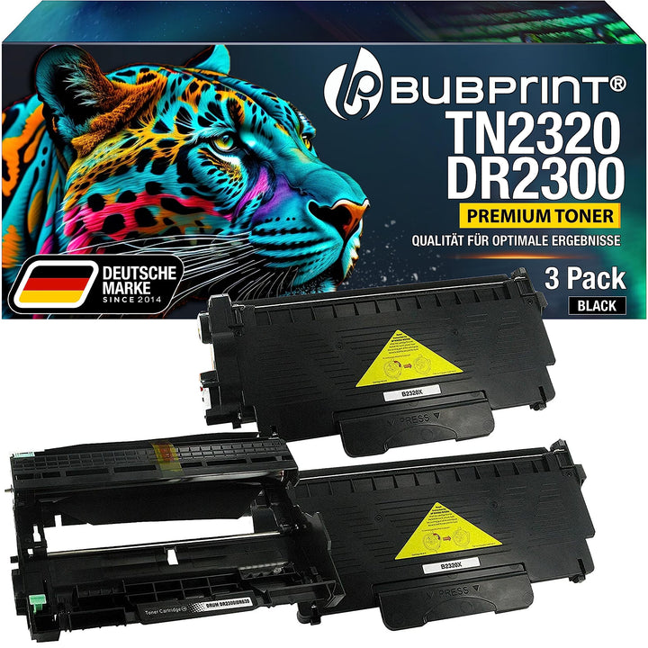 Toner und Trommel kompatibel als Ersatz für Brother TN-2320 DR-2300 für DCP-L2500D DCP-L2520DW DCP-L