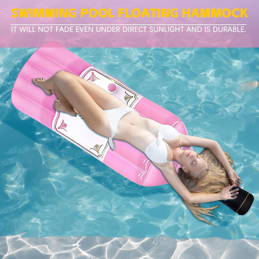 ACTOYS Luftmatratze Wasser Erwachsene Kinder, Luftmatratze Pool Aufblasbare, Aufblasbare Schwimmbett