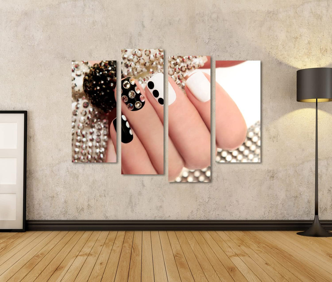 islandburner Bild auf Leinwand Maniküre Kurze Nägel Nagelstudio Bilder Wandbilder Poster Leinwand 13