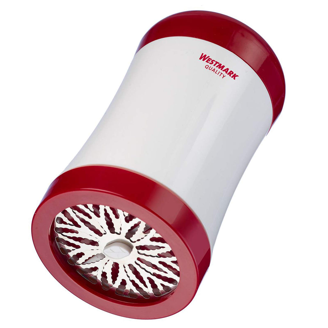 Westmark Kräuter-Schneider/Parmesan-Käsereibe, Mit austauschbaren, scharfen Einlege-Schneidscheiben,