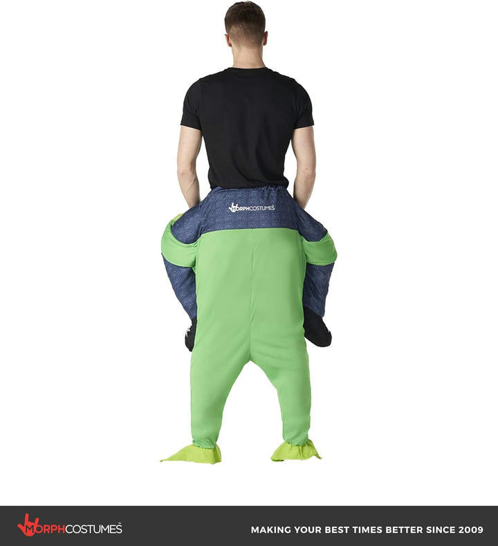 Morph Costumes Alien Huckepack Kostüm Herren Damen Faschingskostüm Alien Kostüm Huckepack Erwachsene