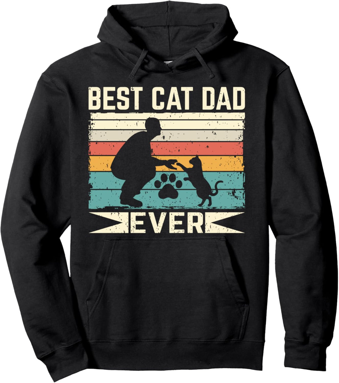 Papa Katze Tee Katze Papa Tee für Männer Katze Papa Af Tee Katze Pullover Hoodie