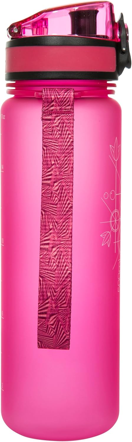 Trespass Steinschloss Sportflasche 500 ml Rose, 500 ml Rose