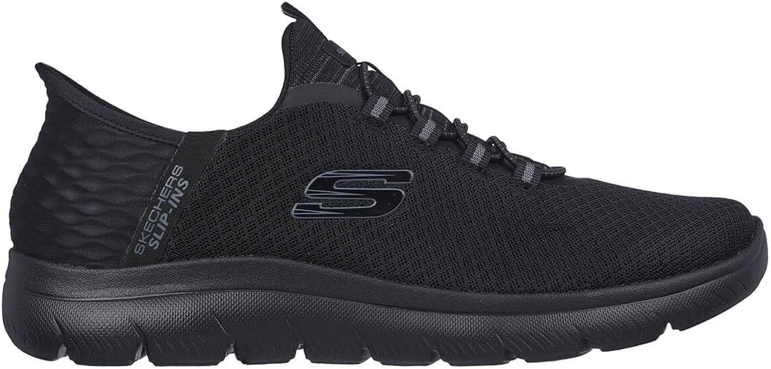 Skechers Herren Summits High Range Sneakers 39 EU Weit Black Mesh Trim, 39 EU Weit Black Mesh Trim