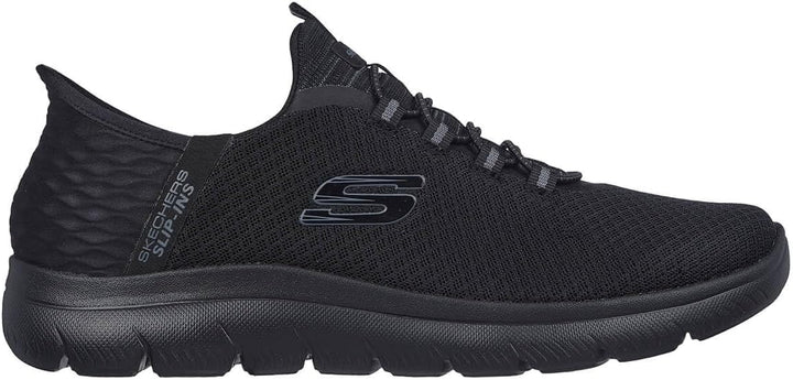 Skechers Herren Summits High Range Sneakers 39 EU Weit Black Mesh Trim, 39 EU Weit Black Mesh Trim