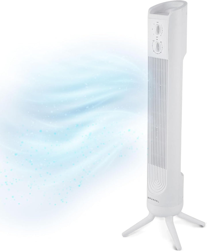 Grunkel Turmventilator TF-324BL mit Leistung: 45 W, 3 Geschwindigkeitsstufen, Oszillation 90°, leise
