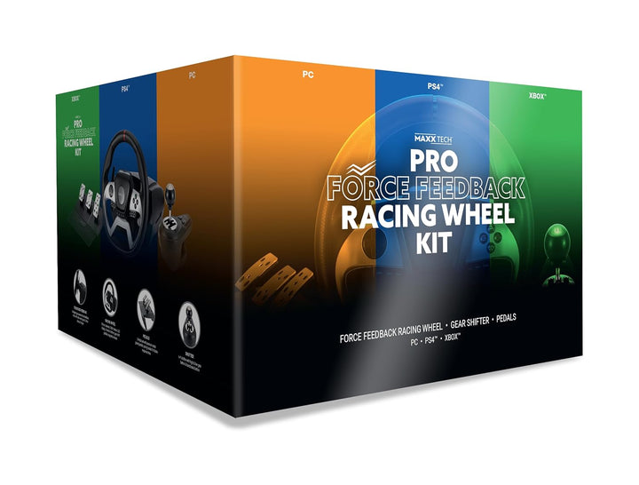 Pro FF Racing Wheel Kit (Wheel, 3-Pedal Set &amp; Shifter) - PS4/PC/Xbox