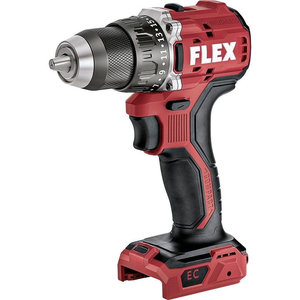 Flex Akku Bohrschrauber DD 2G 18.0-EC LD C (Akkuschrauber, 18 V, bürstenloser Motor, 2-Gänge, ergono