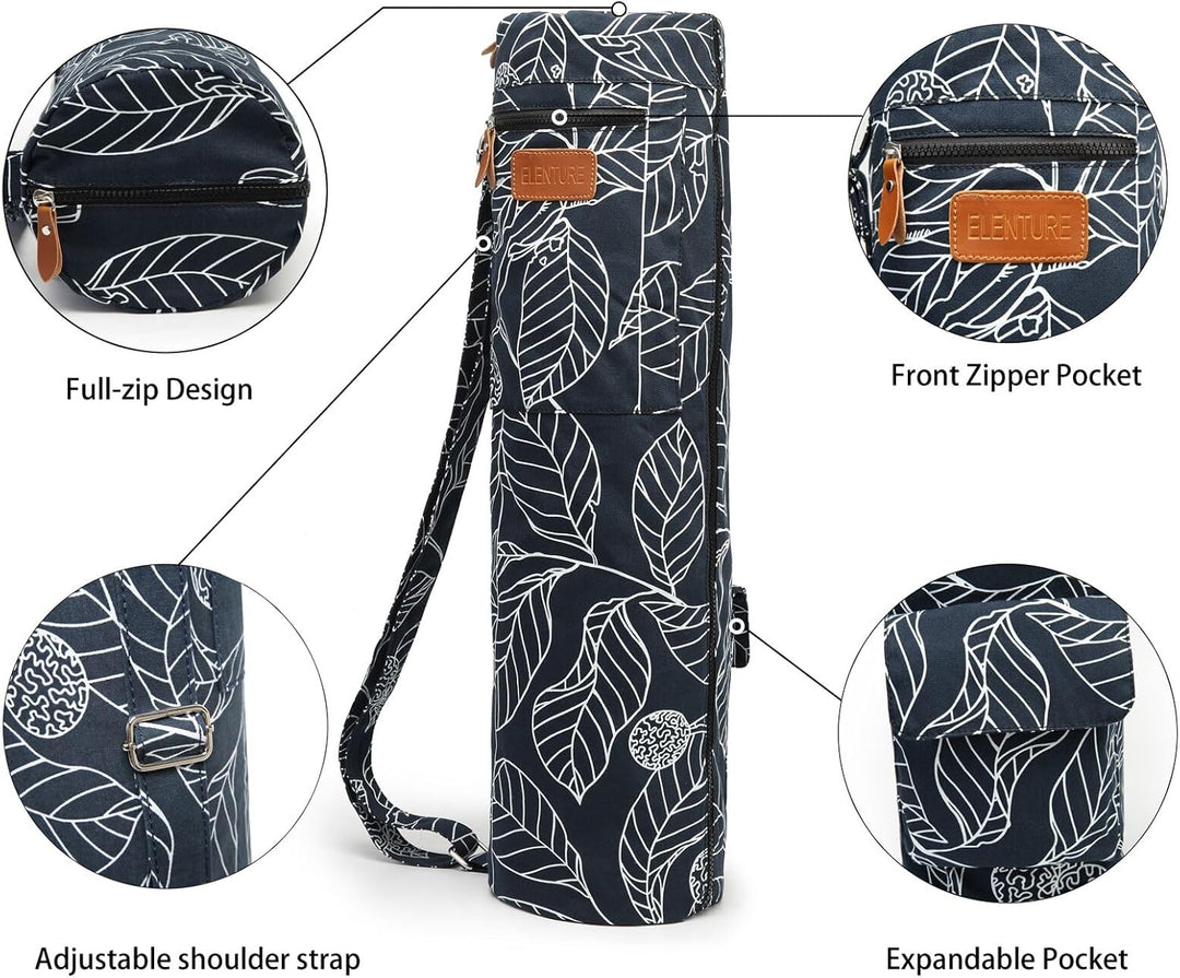 Yogamatten-Tasche, Yogamatten-Tragetasche mit durchgehendem Reissverschluss, für Damen und Herren, m